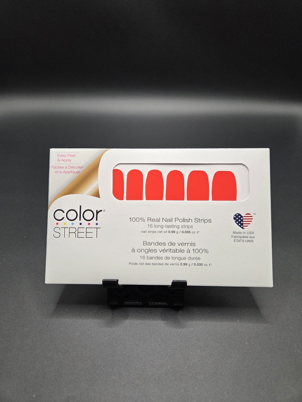 Color Street Red Nail Polish Strips Brand New High Voltage